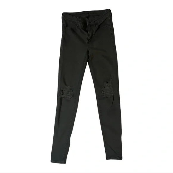 AEO 2 pairs super stretch Jegging Jeans - Picture 4 of 10